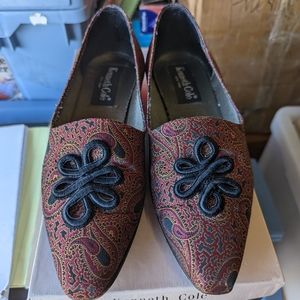 VTG Kenneth Cole New York Elvis Paisley Women's Loafers Size 6B